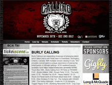 Tablet Screenshot of burlycalling.com